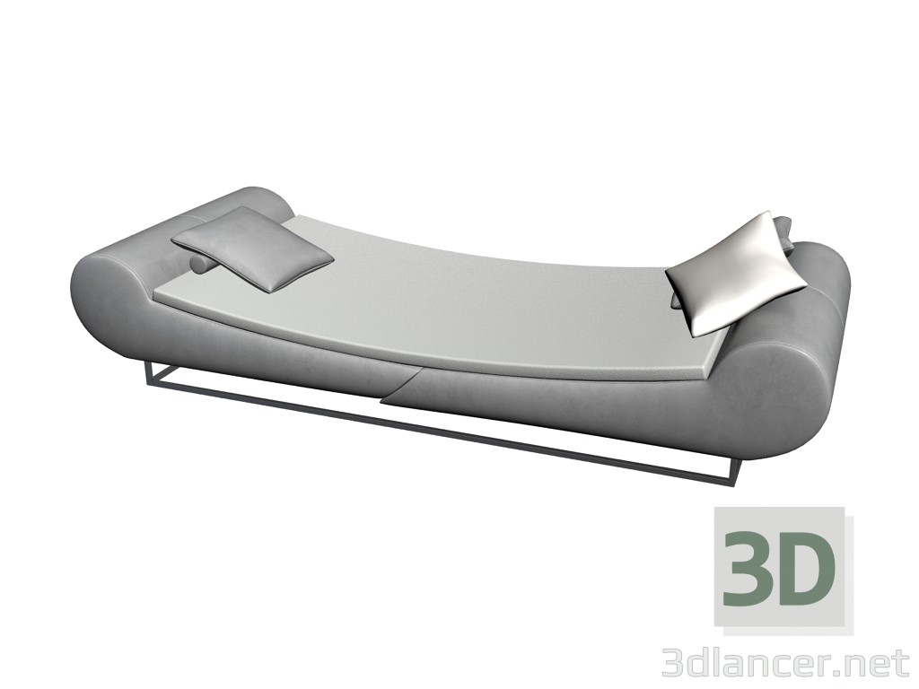 3D Modell Bett Intrigo - Vorschau
