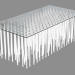 3d model Mesa de comedor rectangular Org (OG4) - vista previa