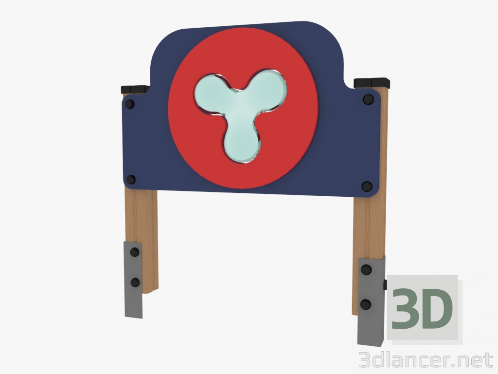 3D Modell Game Panel Mill (4020) - Vorschau