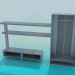 3D modeli Koridorda mobilya - önizleme