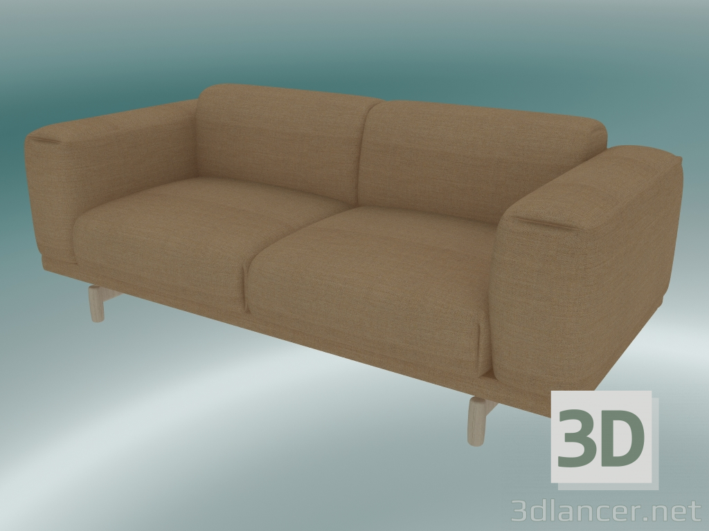 3D Modell Sofa Doppelauflage (Fiord 451) - Vorschau