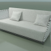 3D Modell Outdoor-Sofa InOut (803, grau lackiertes Aluminium) - Vorschau