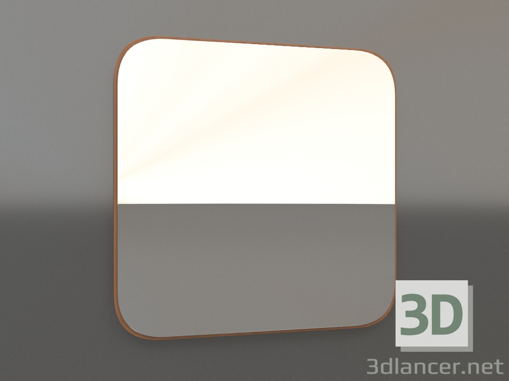 3d model Mirror ZL 27 (450x450, wood red) - preview