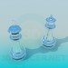 3D modeli Hediyelik eşya satranç - önizleme