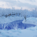 modèle 3D scène d'hiver - preview