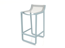 Semi-bar stool (Blue gray)