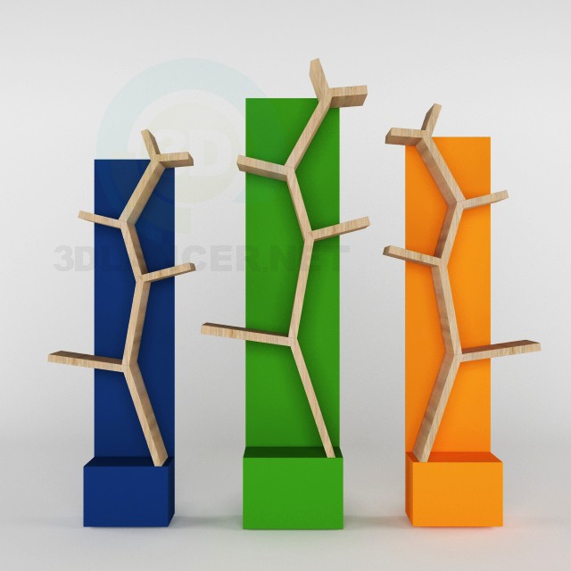 3d model Shelves 'branch' - preview