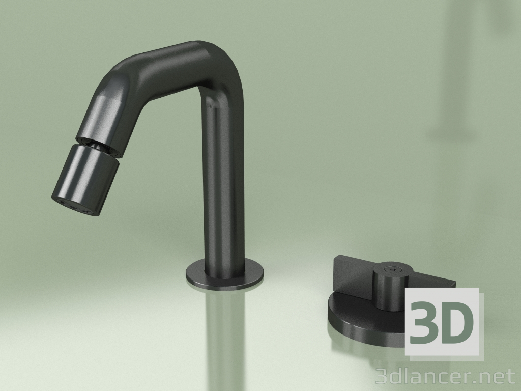 3d model Hydro-progressive bidet mixer with adjustable spout (19 37, ON) - preview