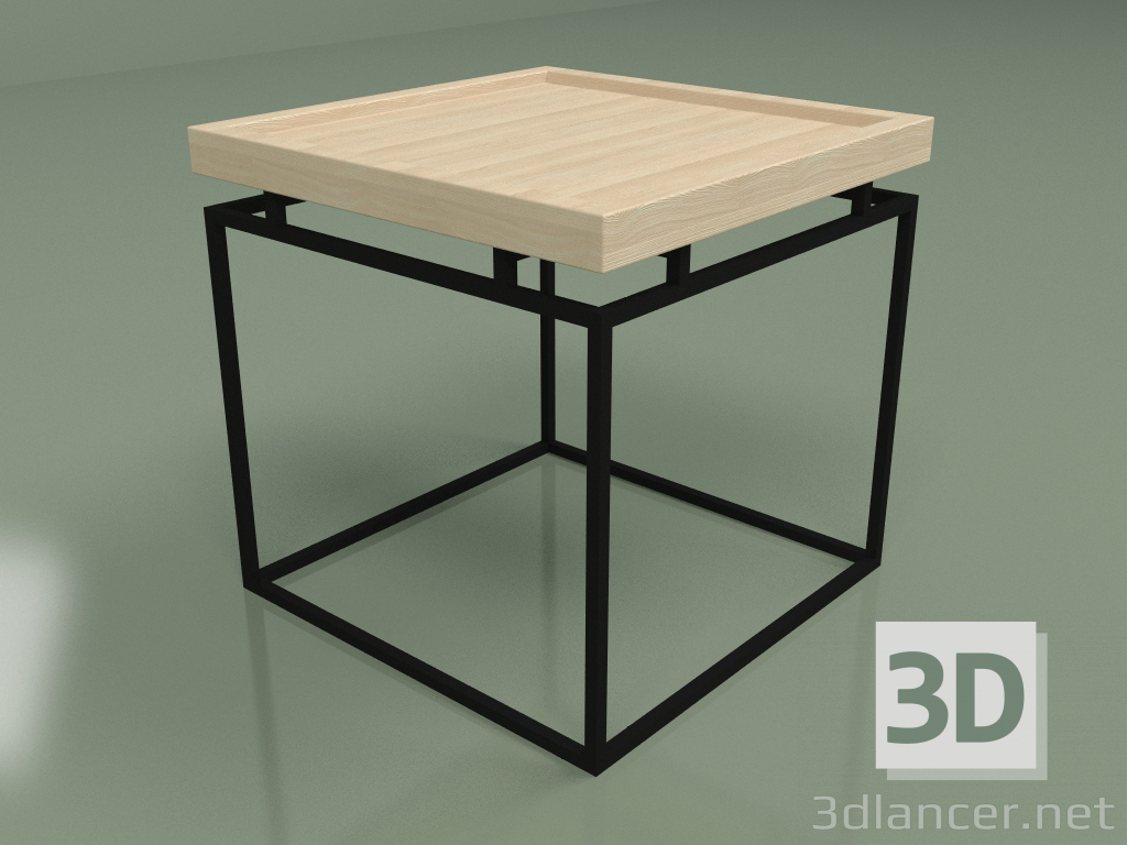 modèle 3D Table basse Lafe (frêne naturel) - preview