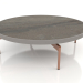 modèle 3D Table basse ronde Ø120 (Gris quartz, DEKTON Radium) - preview