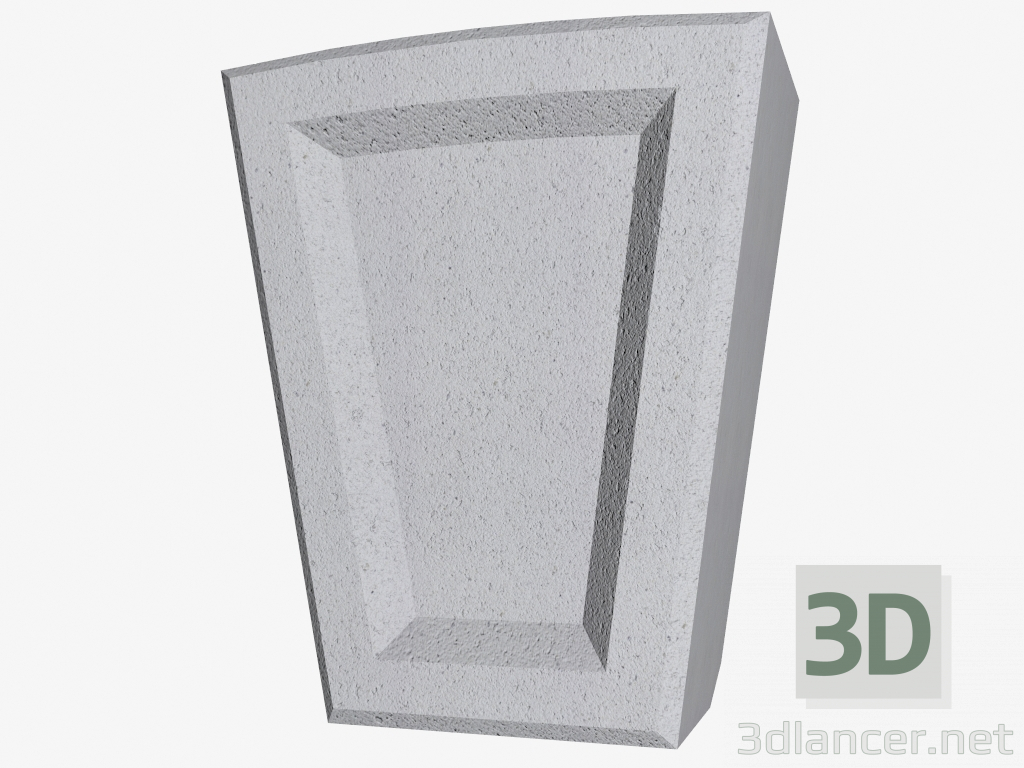 3d model Piedra angular (FZ38DB) - vista previa
