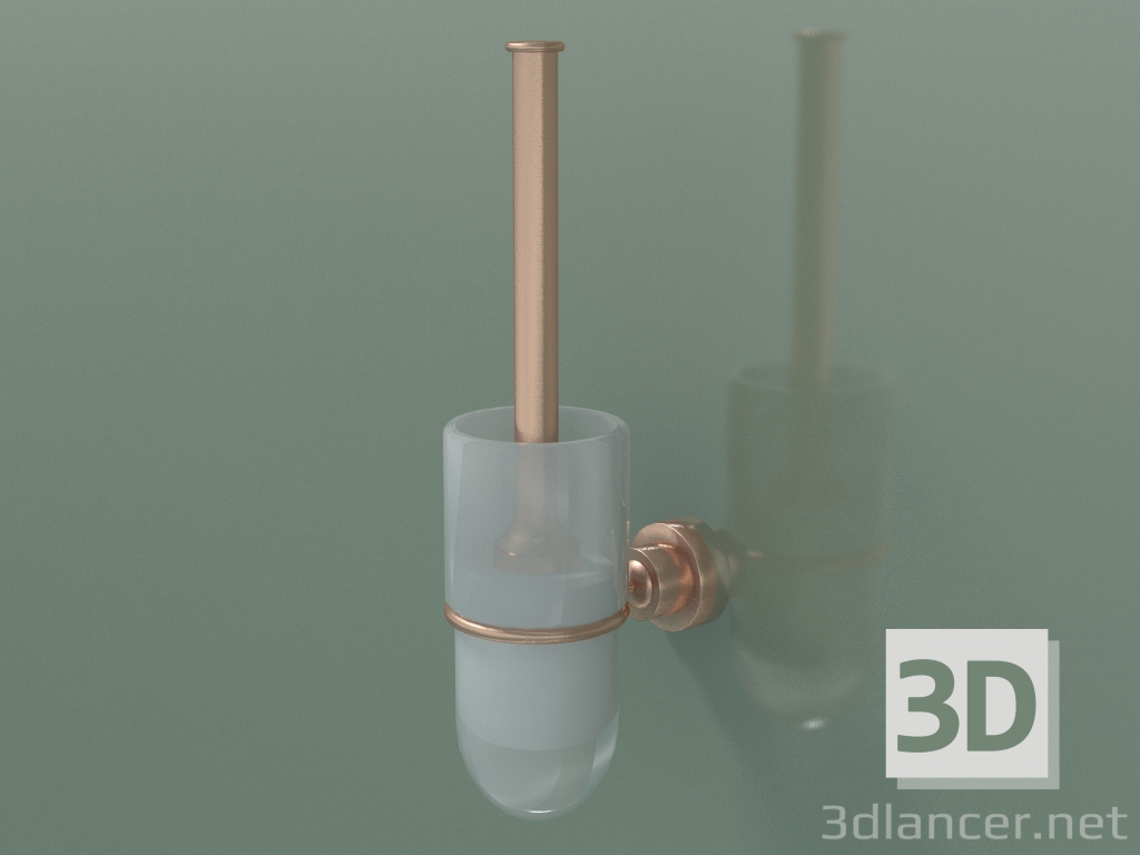3d model Wall-mounted toilet brush holder (41735310) - preview