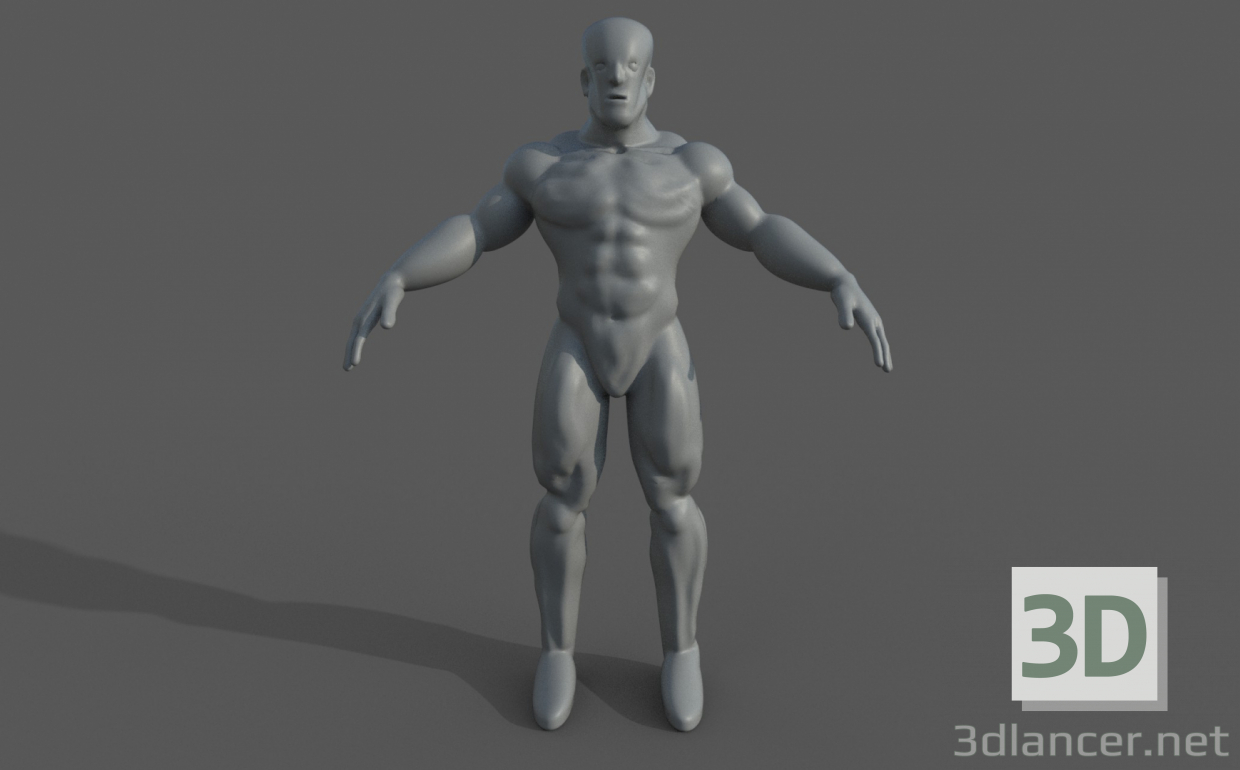 modèle 3D olympien - preview