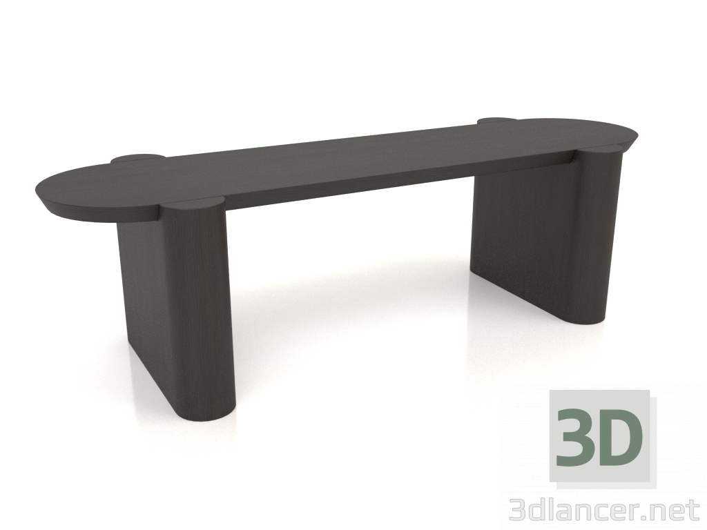 3D modeli Bank BK 03 (1200x400x350, ahşap kahverengi) - önizleme