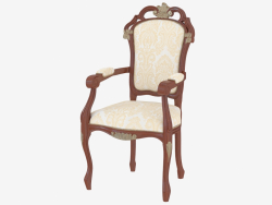 Dining chair with armrests La Serenissima