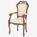 3d model Dining chair with armrests La Serenissima - preview