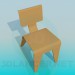 3D modeli Bir çocuk için sandalye - önizleme