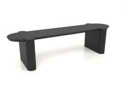 Bench BK 03 (1400x400x350, wood black)