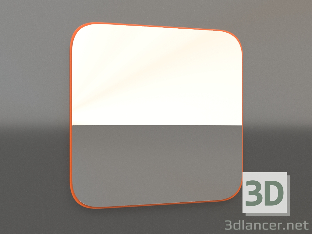 modello 3D Specchio ZL 27 (450x450, arancio brillante luminoso) - anteprima