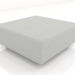 3d model Sofa module-pouf (8cm) - preview
