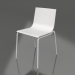 modèle 3D Chaise de salle à manger modèle 2 (Gris) - preview
