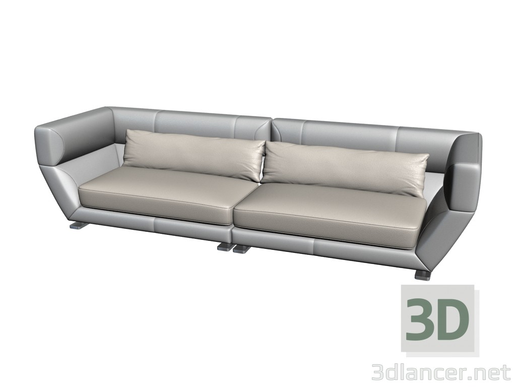 modello 3D Espresso divano Oriente - anteprima