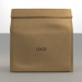 3d 3D Paper Bag (Cofee Bag) model buy - render