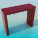 3d model The narrow high table - preview