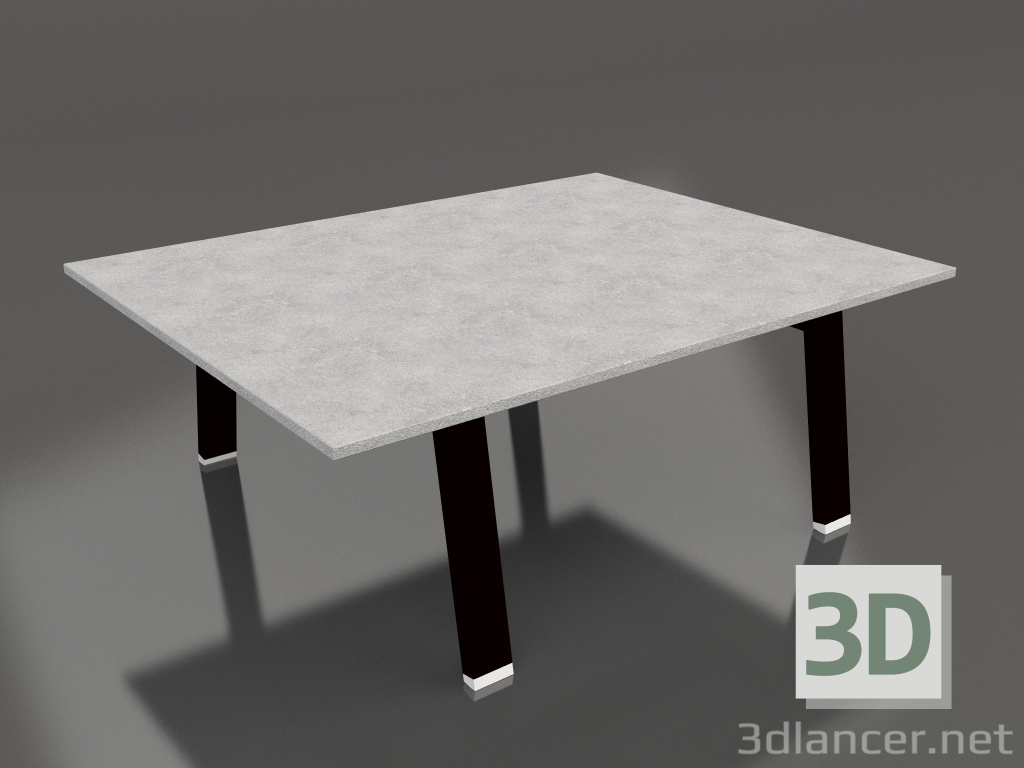 modèle 3D Table basse 90 (Noir, DEKTON) - preview