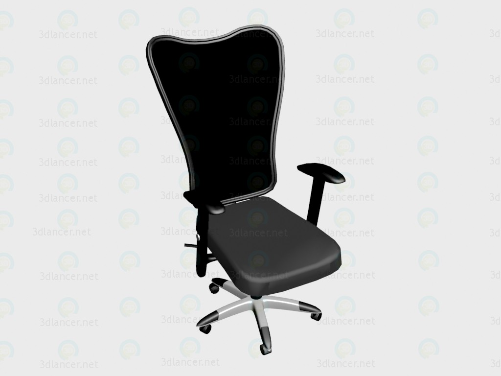3 डी मॉडल कुर्सी Manolo (काला) - पूर्वावलोकन