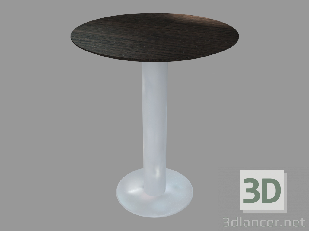 3 डी मॉडल खाने की मेज (ग्रे दाग राख D60) - पूर्वावलोकन