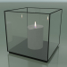 3d model Caja de vidrio con vela (C205B) - vista previa