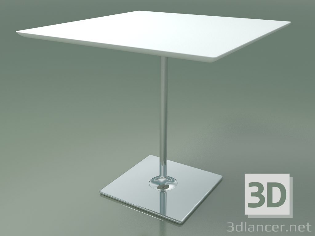 modello 3D Tavolo quadrato 0698 (H 74 - 79x79 cm, F01, CRO) - anteprima