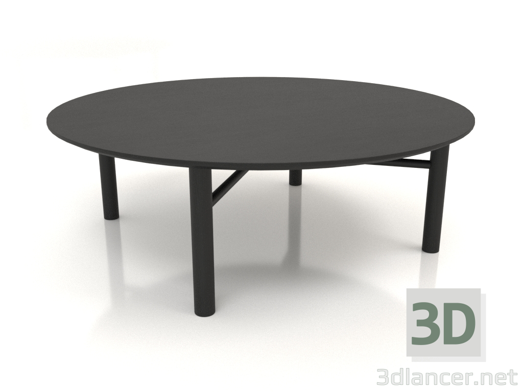 3 डी मॉडल कॉफी टेबल जेटी 061 (विकल्प 1) (डी = 1200x400, लकड़ी का काला) - पूर्वावलोकन