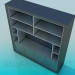 3d model Closet with shelves for TV - preview