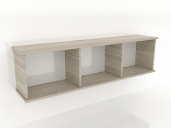 Подвесная полка SHELF 7 (открытая) 1400 мм (освещенный дуб)