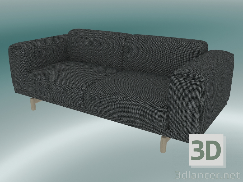 modèle 3D Canapé double Rest (Hallingdal 166) - preview