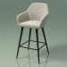 modèle 3D Chaise demi-bar Antiba (111837, gris poudre) - preview