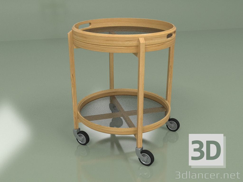 3d модель Журнальный стол Roca диаметр 49 – превью