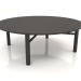 3d model Coffee table JT 061 (option 1) (D=1200x400, wood brown dark) - preview