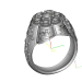 3d кольцо мужское (V2) модель купить - ракурс