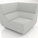modello 3D Modulo divano (angolo interno, 8 cm) - anteprima