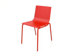 Cadeira de jantar modelo 2 (vermelha)