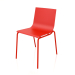 modèle 3D Chaise de salle à manger modèle 2 (rouge) - preview