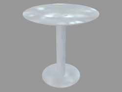 Dining table (white lacquered D70)