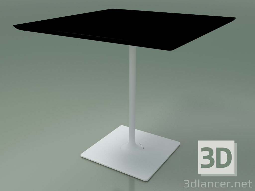 3d model Square table 0698 (H 74 - 79x79 cm, F02, V12) - preview