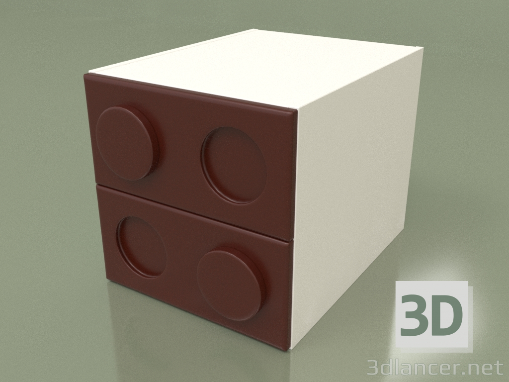 modèle 3D Table de chevet pour enfants (Arabika) - preview