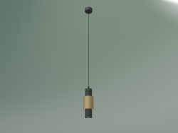 Подвесной светодиодный светильник Bento 50204-1 (черный-матовое золото)
