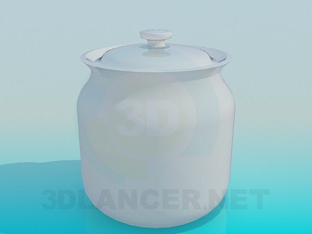 3d model Sugar-bowl - preview