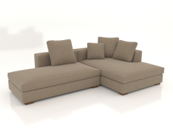 Modern klasik tarzda Magnus köşe kanepe